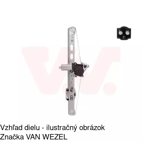 Elektrický mechanizmus okna dverí POLCAR 5044PSE1 - obr. 1