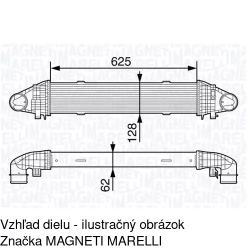 Chladiče vzduchu (Intercoolery) POLCAR 5070J8-1