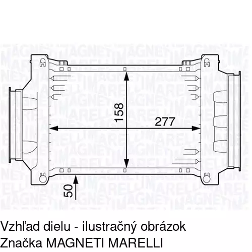 Chladiče vzduchu (Intercoolery) POLCAR 5101J8-1