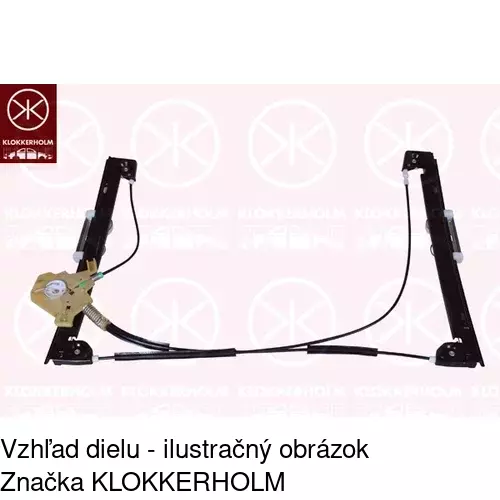 Mechanizmus sťahovania okna elektrický bez motora 5101PSG1A /POLCAR/ - obr. 1