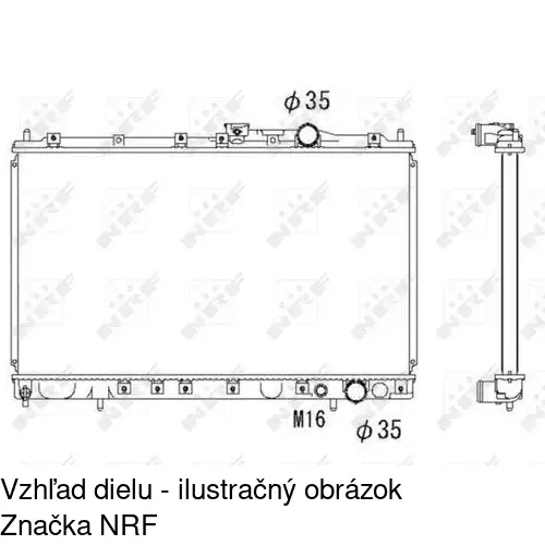 Chladiče vody POLCAR 521708-1 - obr. 1