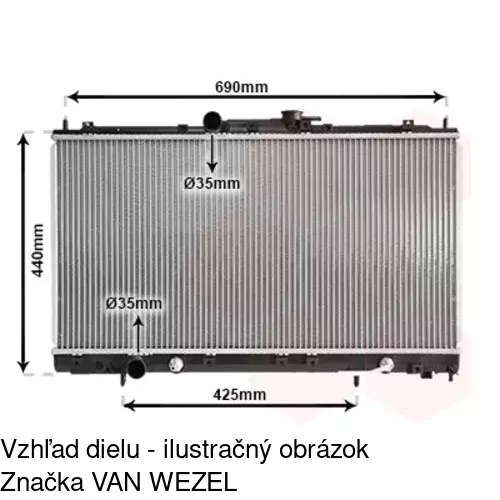 Chladiče vody POLCAR 5222084K