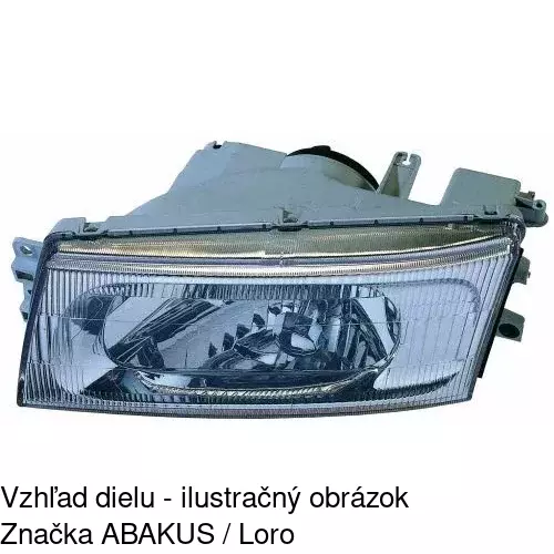 Hlavný reflektor POLCAR 523209-E - obr. 1