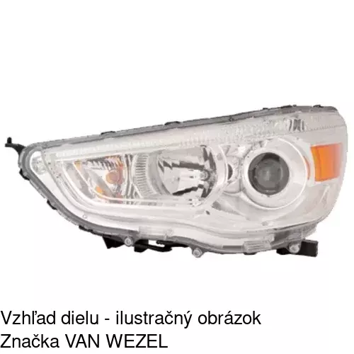 Hlavný reflektor POLCAR 525509-E - obr. 3