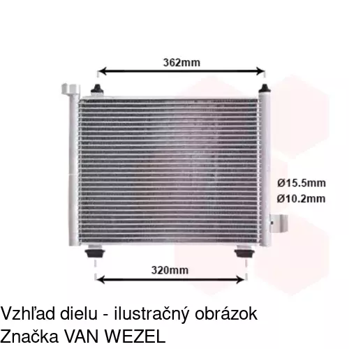 Chladiče klimatizácie POLCAR 5503K8C2 - obr. 2