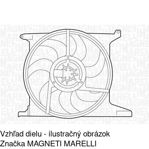 Ventilátor bez krytu / podpery POLCAR 550723U2 - obr. 4