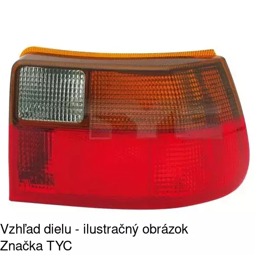 Zadné svetlo POLCAR 5507878E