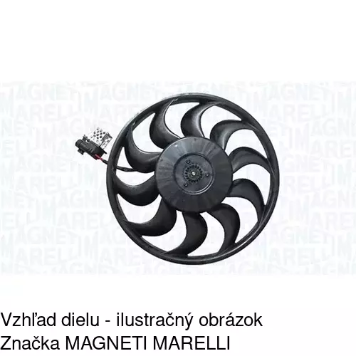 Ventilátor bez krytu / podpery POLCAR 550823U1 - obr. 4