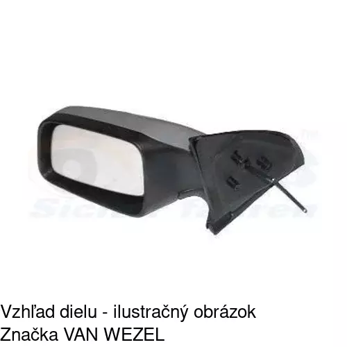 Vonkajšie zrkadlo POLCAR 550851-M