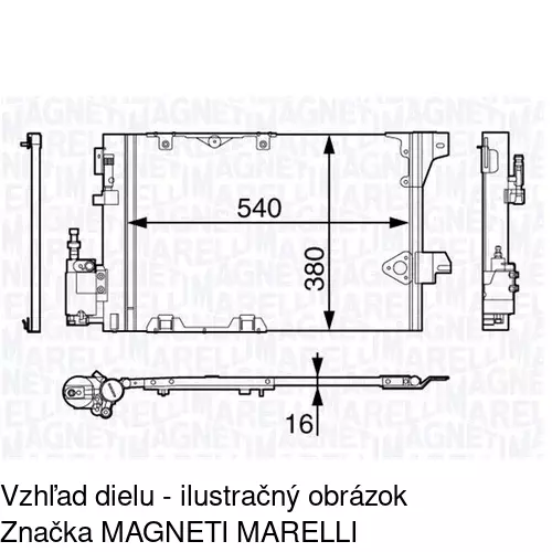 Chladiče klimatizácie POLCAR 5508K8C1S