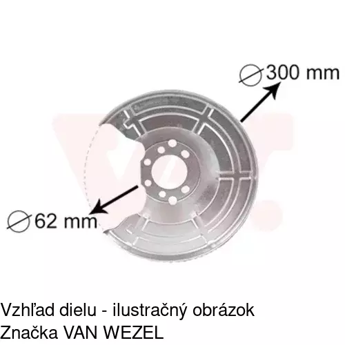 Brzdovy štít POLCAR 5508OT50 - obr. 4