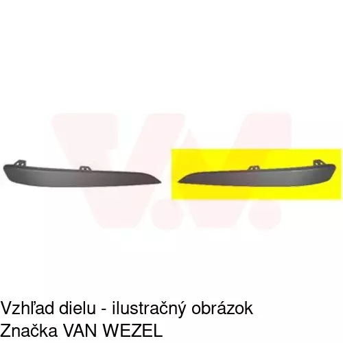 Lišta nárazníka POLCAR 55090715 - obr. 2