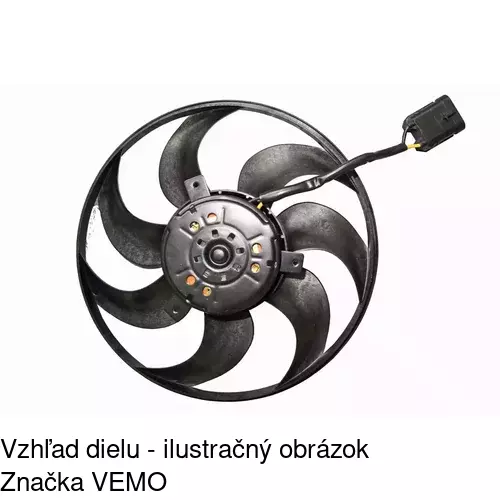 Ventilátor bez krytu / podpery POLCAR 550923U11 - obr. 2