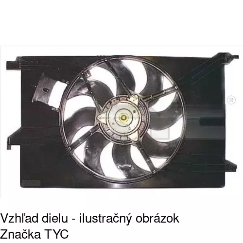 Ventilátory chladičov POLCAR 551823W1 - obr. 1