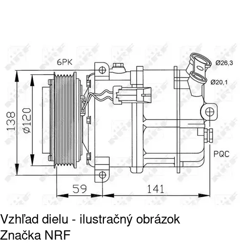 Kompresor AC POLCAR 5518KS-3