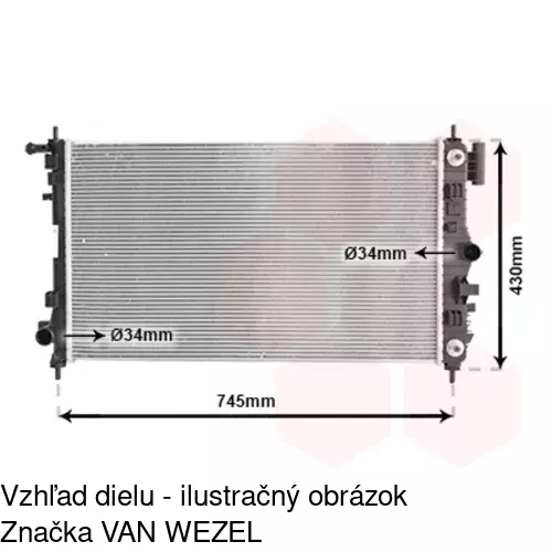 Chladiče vody POLCAR 552008-7 - obr. 3