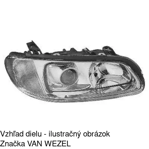 Hlavný reflektor POLCAR 5527101E - obr. 3