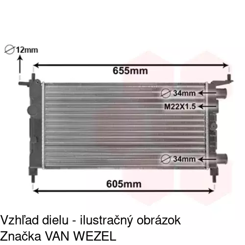 Chladiče vody POLCAR 5555082X - obr. 5