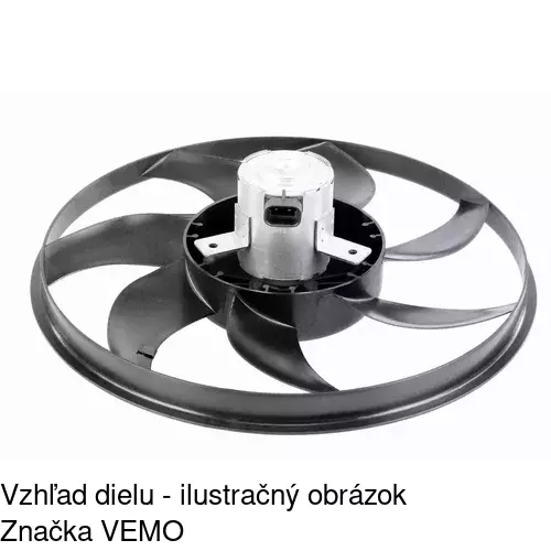 Ventilátor bez krytu / podpery POLCAR 555623U2 - obr. 2