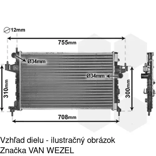 Chladiče vody POLCAR 555708A1 - obr. 4