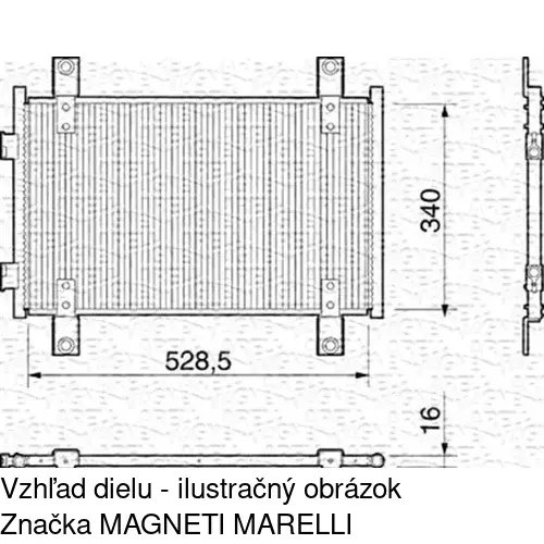 Chladiče klimatizácie POLCAR 5702K8C2S