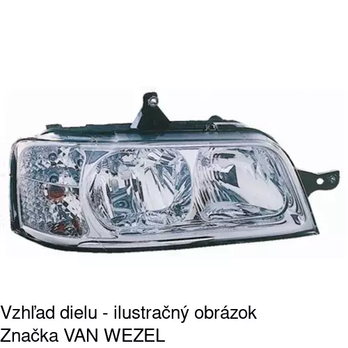 Hlavný reflektor POLCAR 5704100E - obr. 5