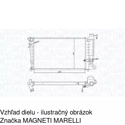 Chladiče vody POLCAR 5707084X