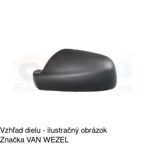 Rám vonkajšieho zrkadla POLCAR 571054TM - obr. 5