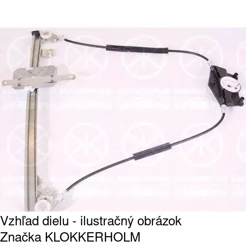 Elektrický mechanizmus okna dverí POLCAR 5710PSE2