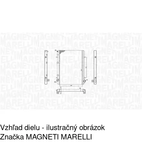 Chladiče vody POLCAR 571108A1 - obr. 1