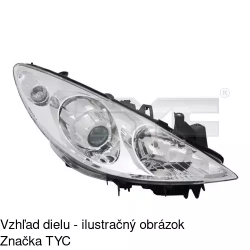 Hlavný reflektor POLCAR 571109-E