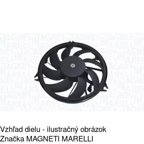 Ventilátor bez krytu / podpery POLCAR 572323U3 - obr. 2