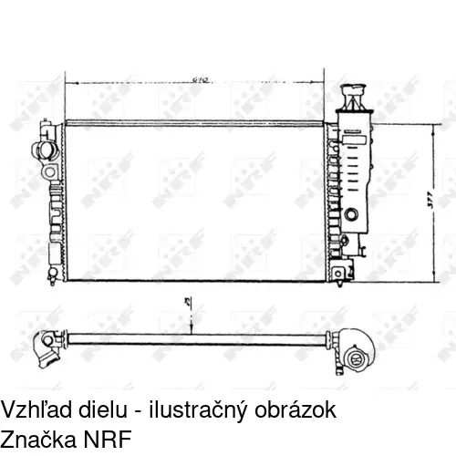 Chladiče vody POLCAR 57450801 - obr. 1