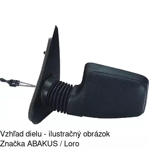 Vonkajšie zrkadlo POLCAR 5745512E - obr. 2