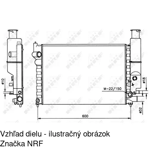 Chladiče vody 576508-1 /POLCAR/