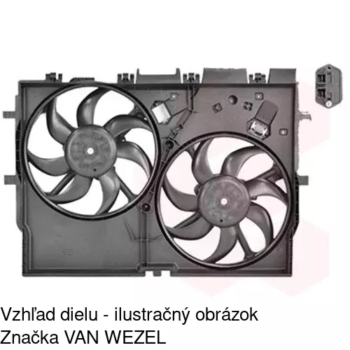 Ventilátory chladičov POLCAR 577023W6X