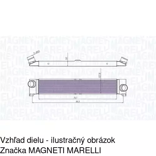 Chladiče vzduchu (Intercoolery) POLCAR 5770J8-1 - obr. 1