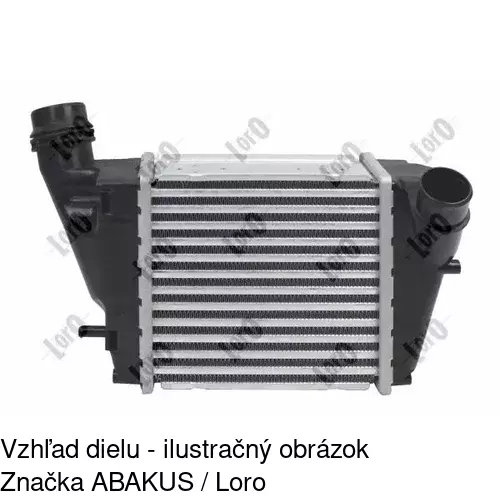 Chladiče vzduchu (Intercoolery) POLCAR 6001J81X - obr. 1