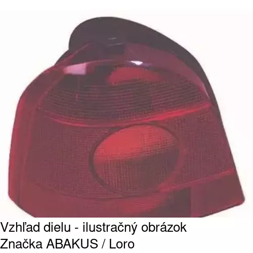 Tienidlo zadného svetla 6003871E /POLCAR/ - obr. 3