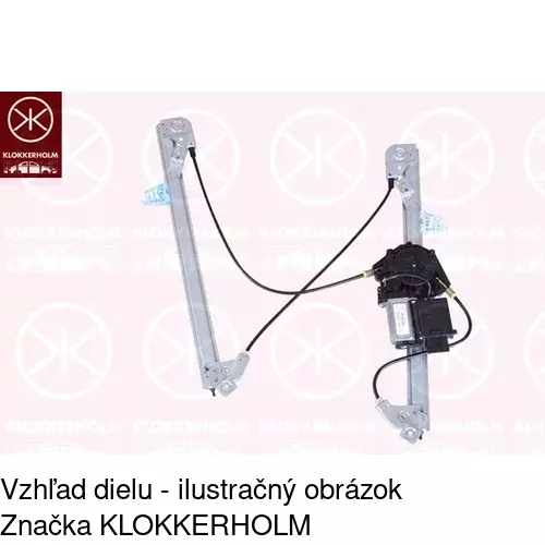 Elektrický mechanizmus okna dverí POLCAR 6012PSE6 - obr. 3