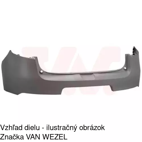 Zadný nárazník POLCAR 601496-J - obr. 1