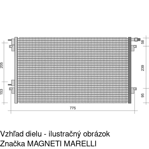 Chladiče klimatizácie POLCAR 6037K8C1S