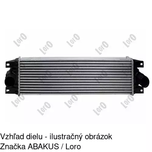 Chladiče vzduchu (Intercoolery) POLCAR 6041J8-1 - obr. 2