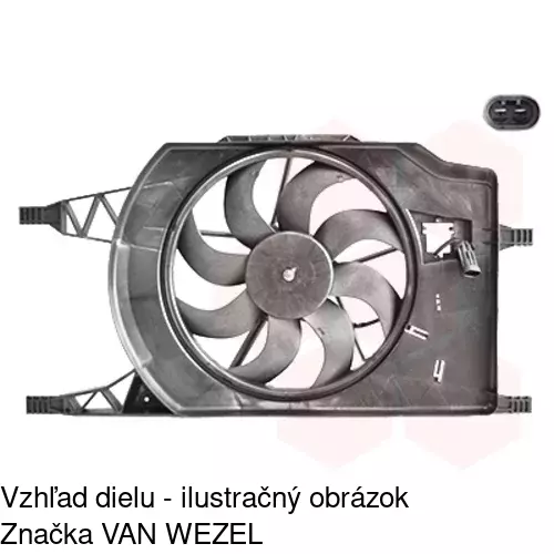 Ventilátory chladičov 605323W2 /POLCAR/ - obr. 5