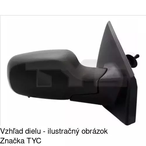 Vonkajšie zrkadlo POLCAR 6055511E