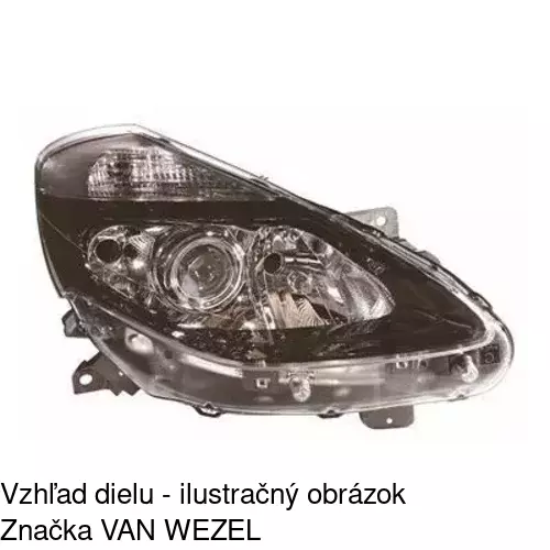 Hlavný reflektor POLCAR 6064102E - obr. 5