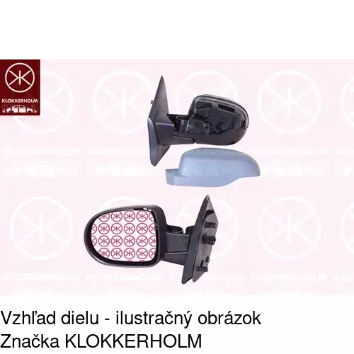 Rám vonkajšieho zrkadla POLCAR 606455PM - obr. 1