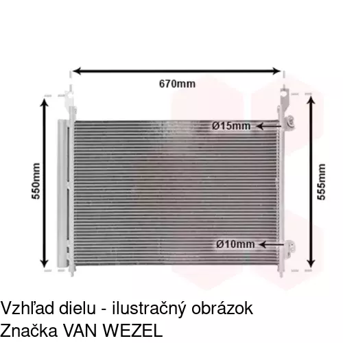 Chladiče klimatizácie POLCAR 6080K8C1 - obr. 2