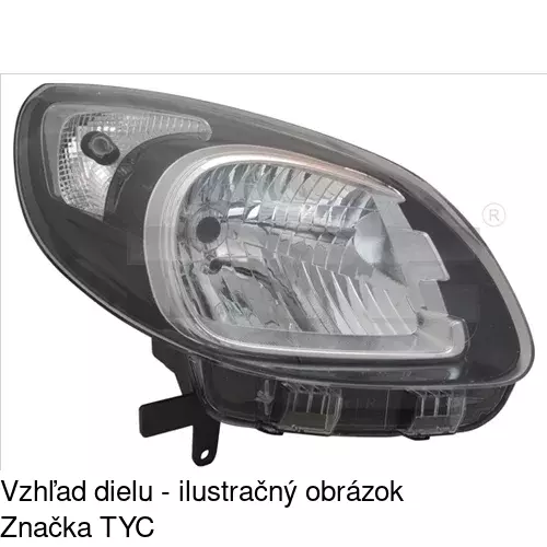 Hlavný reflektor POLCAR 60U1091E