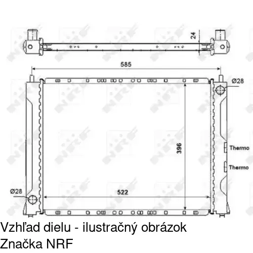 Chladiče vody POLCAR 631908A2